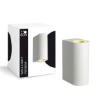 D'Lite Vägglampa Vossem Vit Up & Down | IP56 - Passande För 2x GU10 
