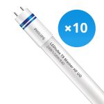 Flerpack 10x Philips LED Rör T8 MASTER (HF) Ultra Output 24W 3700lm - 840 Kallvit | 150cm - Ersättare 58W
