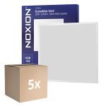 Flerpack 5x Noxion LED Panel Ecowhite V4.0 28W 3360lm - 830-840-865 CCT | 60x60cm - Philips driver