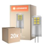 Flerpack 20x Ledvance Performance LED Capsule Klar G4 2W 200lm - 827 Extra Varm Vit | Dimbar - Ersättare 20W