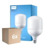 Flerpack 6x Philips CorePro LED E27 Matt 40W 4300lm - 830 Varm Vit | Ersättare 200W