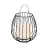 Nordlux Bordslampa Jim To-Go Portable Batteri Metall Svart 3W 300lm - 827 Extra Varm Vit | 3-Stegs Dimbar 