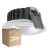 Flerpack 20x Ledvance LED Spot Air Fix Aluminium Silver 6W 510lm 36D - 930 Varm Vit | Utskärning   68mm - IP65 - Bästa färgåtergivning - Dimbar