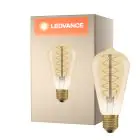 Ledvance Vintage 1906 LED E27 Päron Guld 4.8W 420lm - 822 Extra Varm Vit | Dimbar - Ersättare 37W